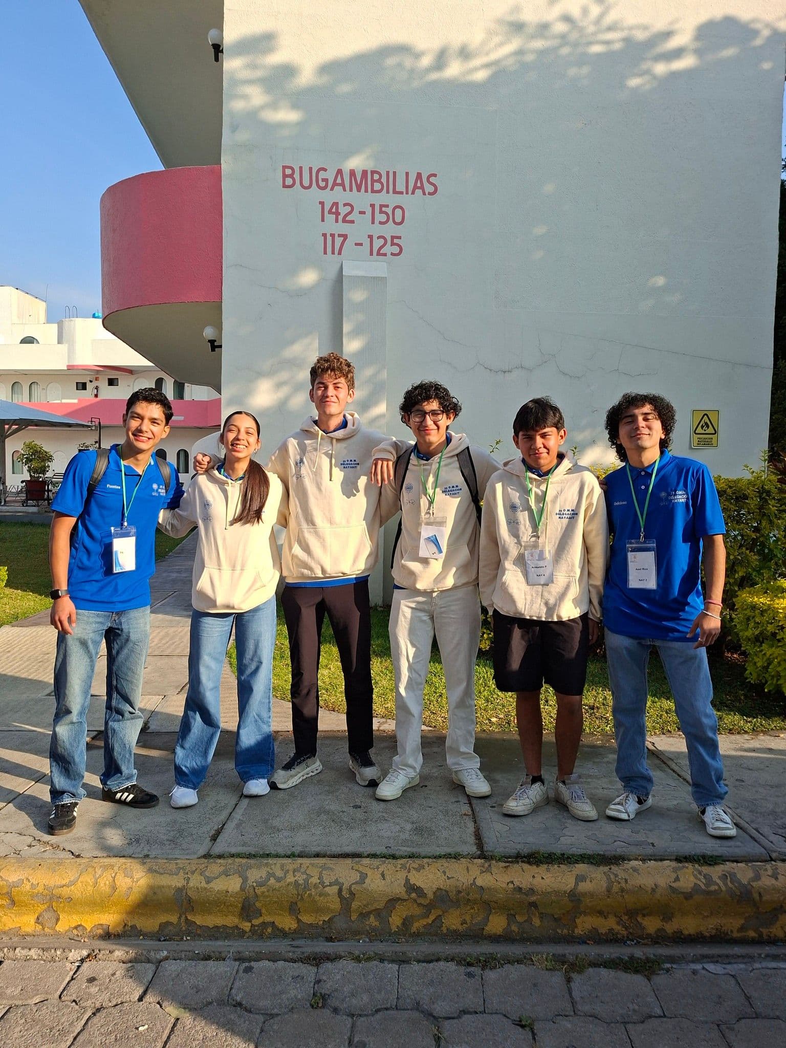 Participantes de la Olimpiada Estatal de Matemáticas en Nayarit